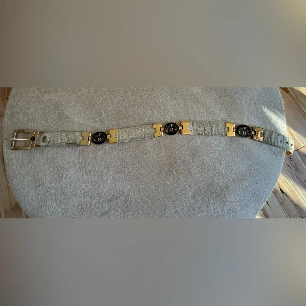 Dos de oro crocodile belt- duuuude- vintage - Picture 6 of 16